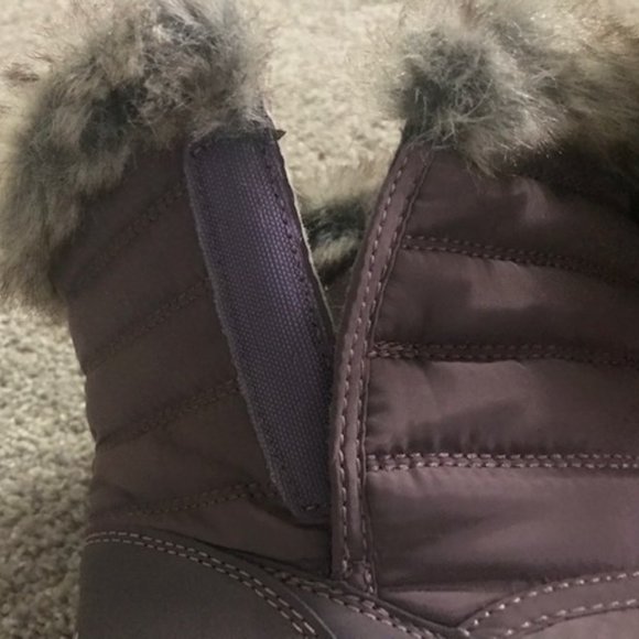 RYKA WOMENS SUZY VELCRO SURROUND FIT BOOTs. PURPLEW/FUR - Picture 3 of 3
